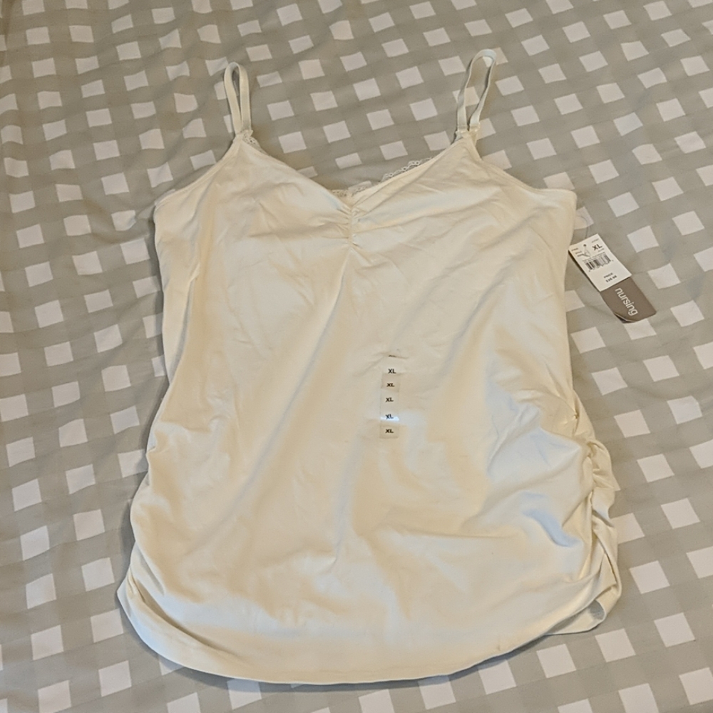 Motherhood nursing tank top